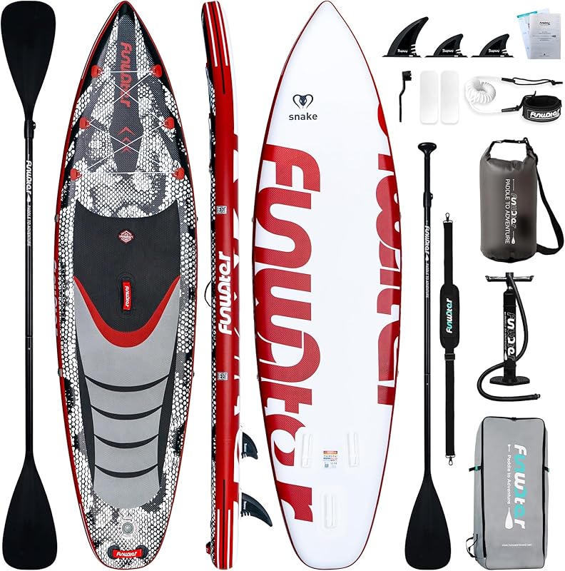 Inflatable Stand Up Paddle Board 10'6"/11"/11'6" – Wide, Ultra-Stable SUP for Adults & Families | Kayak Seat + Full Accessory Kit