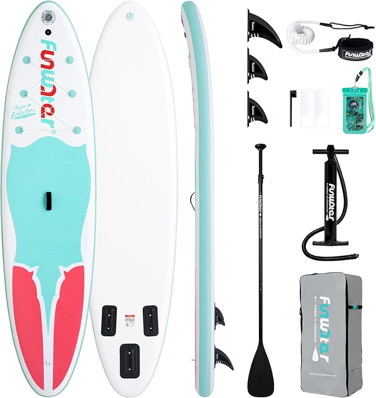 Inflatable Stand Up Paddle Board 10'6"/11"/11'6" – Wide, Ultra-Stable SUP for Adults & Families | Kayak Seat + Full Accessory Kit