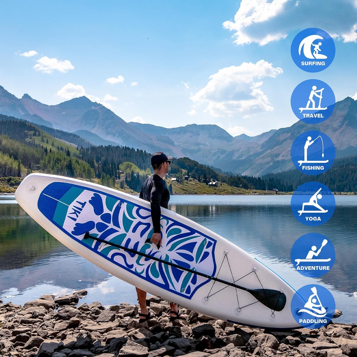 10'6" Inflatable Paddle Board – Ultra-Light, Durable & Complete SUP Kit for All Skill Levels