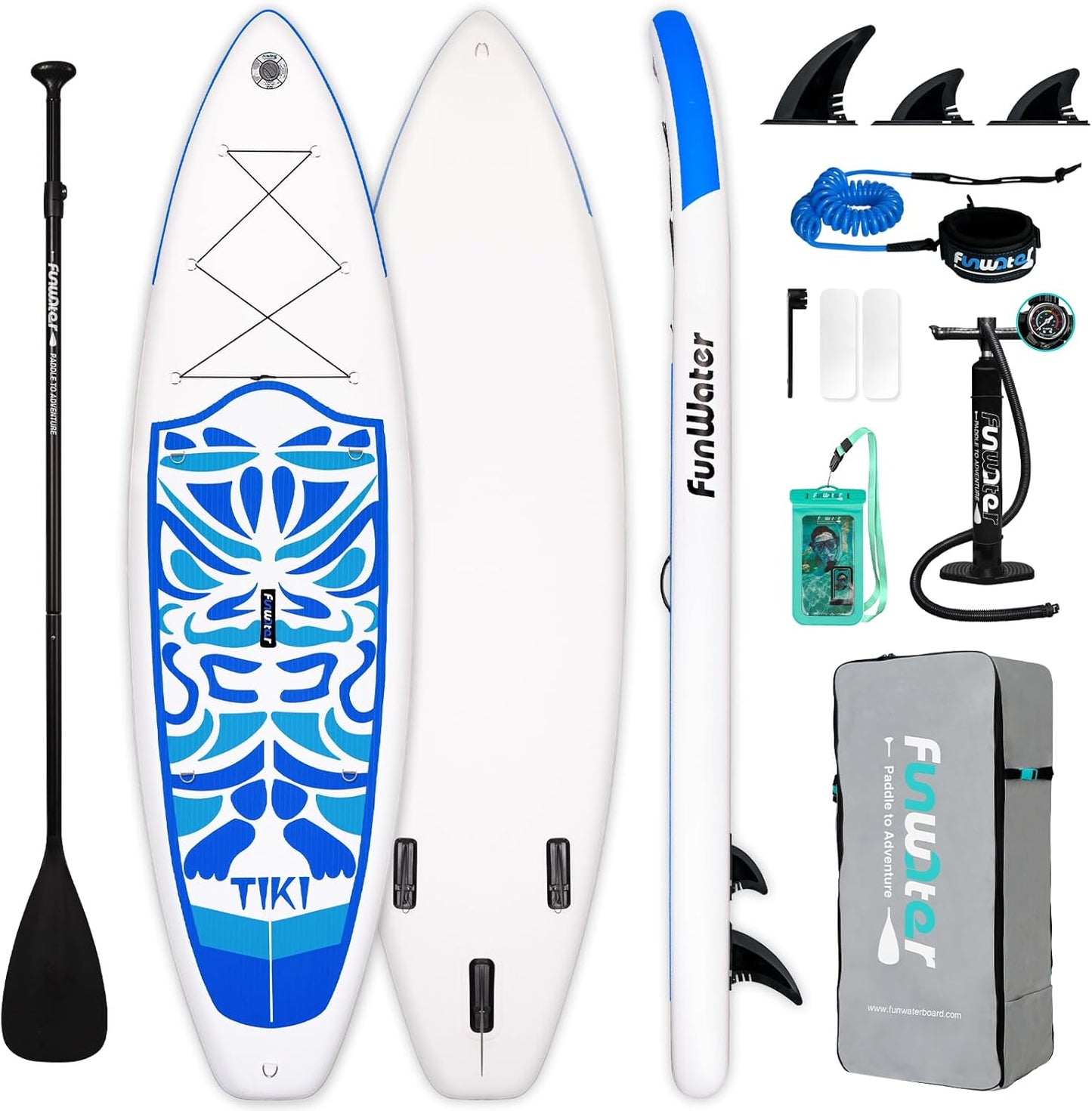10'6" Inflatable Paddle Board – Ultra-Light, Durable & Complete SUP Kit for All Skill Levels