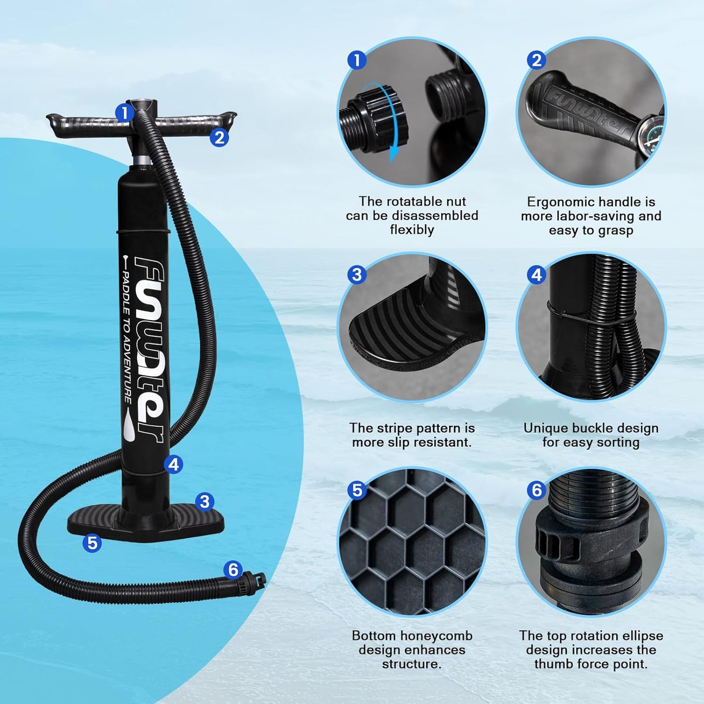 10'6" Inflatable Paddle Board – Ultra-Light, Durable & Complete SUP Kit for All Skill Levels