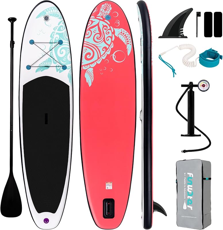 10’6” Inflatable Paddle Board – Ultra-Light, Eco-Inspired SUP with Kayak Seat & Full Accessories