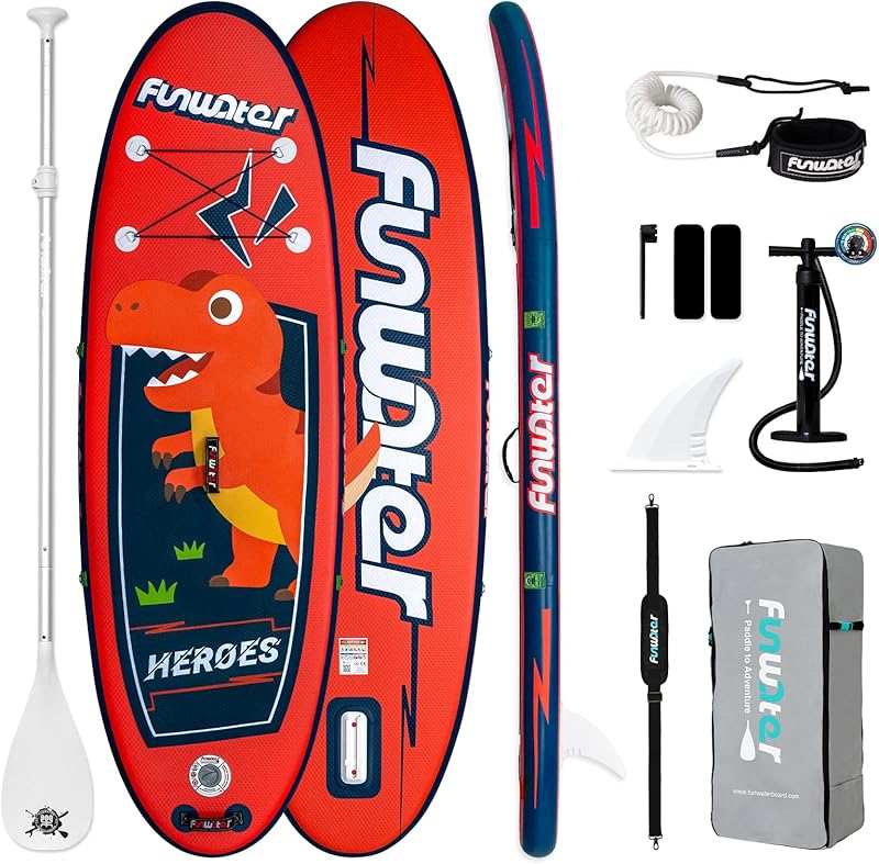 10’6” Inflatable Paddle Board – Ultra-Light, Eco-Inspired SUP with Kayak Seat & Full Accessories